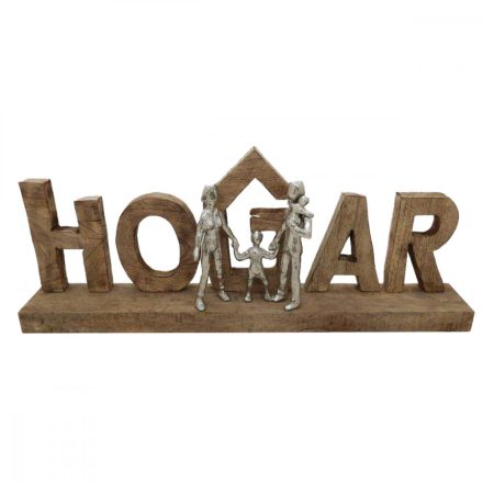 Dekoratív Figura DKD Home Decor Barna Alumínium Mangófa (55 x 7,5 x 21 cm) MOST 44495 HELYETT 26043 Ft-ért!
