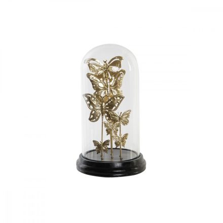 Dekoratív Figura DKD Home Decor Kristály Fekete Aranysàrga Fém Lepkék (18,5 x 18,5 x 32,5 cm) MOST 48881 HELYETT 28606 Ft-ért!