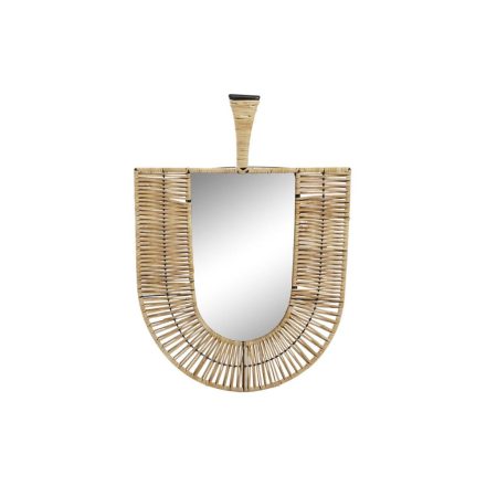 Falitükör DKD Home Decor Barna Természetes Ventilátor Trópusi 50 x 2,5 x 72 cm 52 x 2,5 x 72 cm MOST 45671 HELYETT 31244 Ft-ért!