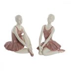   Dekoratív Figura DKD Home Decor Romantikus Balett Táncos 16 x 11 x 17 cm (2 egység) MOST 24742 HELYETT 14477 Ft-ért!