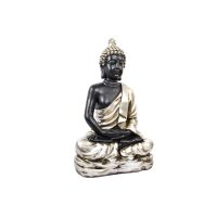   Dekoratív Figura DKD Home Decor Ezüst színű Fekete Buddha Gyanta Keleti (80 x 48 x 100 cm) MOST 174996 HELYETT 130200 Ft-ért!