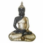   Dekoratív Figura DKD Home Decor Fekete Aranysàrga Buddha Gyanta Keleti (31 x 22 x 49 cm) MOST 43157 HELYETT 28375 Ft-ért!