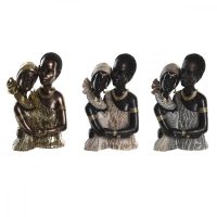   Dekoratív Figura DKD Home Decor 20 x 14,5 x 33 cm Bézs szín Aranysàrga Barna Gyarmati Afrikai Nő (3 Darabok) MOST 75982 HELYETT 48085 Ft-ért!