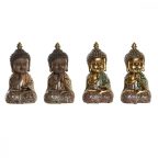   Dekoratív Figura DKD Home Decor Bézs szín Aranysàrga Buddha Keleti 10,5 x 9 x 19,5 cm (4 Darabok) MOST 45269 HELYETT 26498 Ft-ért!