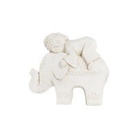   Dekoratív Figura DKD Home Decor Fehér Elefánt Keleti 44 x 22 x 40 cm MOST 38076 HELYETT 22281 Ft-ért!