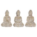   Dekoratív Figura DKD Home Decor 30,5 x 24 x 45 cm Aranysàrga Barna Buddha Keleti (3 Darabok) MOST 78202 HELYETT 49490 Ft-ért!