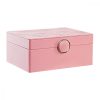 Ékszeres doboz DKD Home Decor Rózsaszín PU Fa MDF (17 x 13 x 8,5 cm) MOST 17665 HELYETT 11327 Ft-ért!