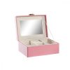 Ékszeres doboz DKD Home Decor Rózsaszín PU Fa MDF (17 x 13 x 8,5 cm) MOST 17665 HELYETT 11327 Ft-ért!