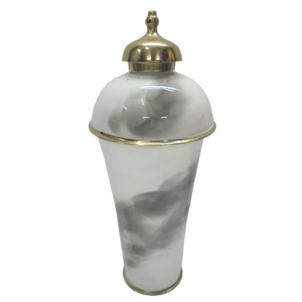 Váza DKD Home Decor Aranysàrga Alumínium Kétszínű Vas modern (17 x 17 x 41 cm) MOST 30605 HELYETT 17916 Ft-ért!