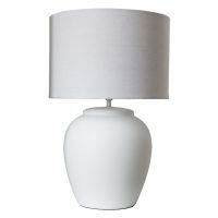   Asztali lámpa DKD Home Decor Fehér Porcelán 25 W 50 W 220 V 38 x 38 x 58 cm MOST 78356 HELYETT 49590 Ft-ért!