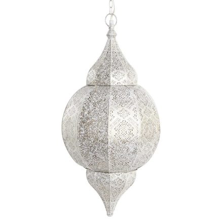 Mennyezeti Lámpa DKD Home Decor Fehér Aranysàrga Vas 50 W 30 x 30 x 65 cm MOST 59593 HELYETT 37709 Ft-ért!