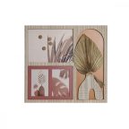   Fényképkeret DKD Home Decor 43 x 1,2 x 40 cm Természetes Többszínű Fa MDF Boho MOST 20063 HELYETT 12013 Ft-ért!