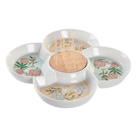 Snack tálca DKD Home Decor Zöld 22 x 22 x 3 cm Kőedény MOST 12212 HELYETT 7309 Ft-ért!