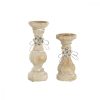 Gyertyatartó DKD Home Decor Fa (9,5 x 9,5 x 28 cm) (2 Darabok) MOST 43908 HELYETT 25696 Ft-ért!