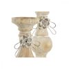 Gyertyatartó DKD Home Decor Fa (9,5 x 9,5 x 28 cm) (2 Darabok) MOST 43908 HELYETT 25696 Ft-ért!