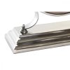 настолен часовник DKD Home Decor 30 x 9,5 x 33 cm Természetes Ezüst színű Alumínium Mangófa hagyományos MOST 37318 HELYETT 21843 Ft-ért!