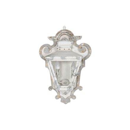 Fali Lámpa DKD Home Decor Kristály Fém Fehér Neoklasszikus (43 x 16,5 x 68 cm) MOST 112557 HELYETT 71226 Ft-ért!
