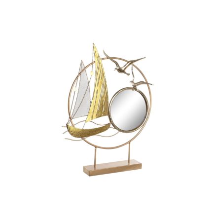 Dekoratív Figura DKD Home Decor Tükör Aranysàrga Fém Mediterrán (53 x 9 x 67 cm) MOST 57969 HELYETT 36684 Ft-ért!