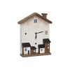 настолен часовник DKD Home Decor 26 x 7 x 31 cm Fehér Házak MOST 23481 HELYETT 13741 Ft-ért!