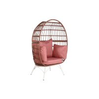   Kerti fotel DKD Home Decor 99 x 71 x 147 cm Fém Terrakotta szintetikus rattan Fehér MOST 258736 HELYETT 143817 Ft-ért!