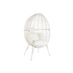   Kerti fotel DKD Home Decor 90 x 65 x 151 cm Fém szintetikus rattan Fehér MOST 255209 HELYETT 141717 Ft-ért!