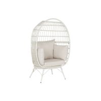   Kerti fotel DKD Home Decor Fehér Fém szintetikus rattan 99 x 71 x 147 cm MOST 197944 HELYETT 148959 Ft-ért!