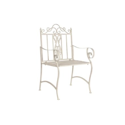 градински стол DKD Home Decor Fehér Fém 63,5 x 52 x 98 cm MOST 68294 HELYETT 43215 Ft-ért!