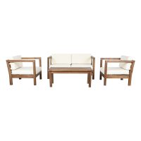   Asztal szett 3 fotellel DKD Home Decor 130 x 69 x 65 cm MOST 757536 HELYETT 576565 Ft-ért!