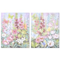   Kép DKD Home Decor цветя 80 x 3 x 100 cm Shabby Chic (2 egység) MOST 60830 HELYETT 38494 Ft-ért!