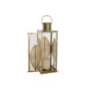 фенер DKD Home Decor Aranysàrga Fém 16,5 x 16,5 x 50 cm Növényi levél MOST 35864 HELYETT 20992 Ft-ért!