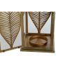 фенер DKD Home Decor Aranysàrga Fém 16,5 x 16,5 x 50 cm Növényi levél MOST 35864 HELYETT 20992 Ft-ért!