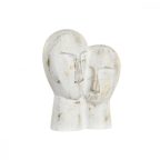   Dekoratív Figura DKD Home Decor 23 x 10 x 30 cm Arc Aranysàrga Alumínium Fehér MOST 50149 HELYETT 27606 Ft-ért!