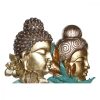 Dekoratív Figura DKD Home Decor 22 x 8 x 42,5 cm Fekete Aranysàrga Buddha Türkizkék Keleti (2 egység) MOST 48579 HELYETT 28433 Ft-ért!
