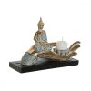 Dekoratív Figura DKD Home Decor 25,7 x 8 x 16 cm Kék Buddha Türkizkék Keleti Decapé (2 egység) MOST 38849 HELYETT 22736 Ft-ért!