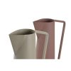 Váza DKD Home Decor Bézs szín Rózsaszín Vas 12 x 10 x 35 cm (2 egység) MOST 38849 HELYETT 22736 Ft-ért!