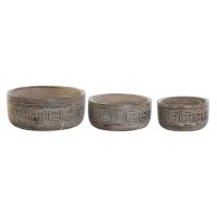   Asztaldísz DKD Home Decor Fehér Természetes Indiai Férfi 30,5 x 30,5 x 12,7 cm (3 Darabok) MOST 72904 HELYETT 46134 Ft-ért!