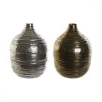   Váza DKD Home Decor 20 x 20 x 28,5 cm Ezüst színű Aranysàrga Alumínium modern (2 egység) MOST 51820 HELYETT 30326 Ft-ért!