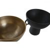 Váza DKD Home Decor 34 x 28 x 26 cm Fekete Aranysàrga Alumínium modern (2 egység) MOST 83747 HELYETT 52996 Ft-ért!