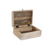 Ékszeres doboz DKD Home Decor 25,5 x 20 x 10,5 cm Természetes Mangófa (2 egység) MOST 39785 HELYETT 23282 Ft-ért!