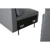 Sarokkanapé DKD Home Decor Szürke Fém modern 276 x 152,5 x 84 cm MOST 657191 HELYETT 421512 Ft-ért!