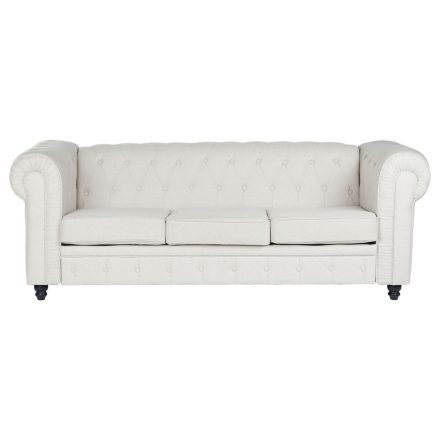 Kanapé DKD Home Decor Fehér Barna Krémszín Fa 209 x 84 x 76 cm MOST 486147 HELYETT 311808 Ft-ért!