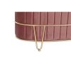 Bárszék DKD Home Decor 80 x 42 x 45 cm Szürke Aranysàrga Fém Burgundi MOST 131800 HELYETT 84537 Ft-ért!