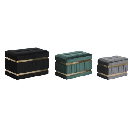 Bárszék DKD Home Decor Fekete Aranysàrga Zöld Sötét szürke Fa MDF 70 x 40 x 43 cm MOST 121568 HELYETT 76931 Ft-ért!