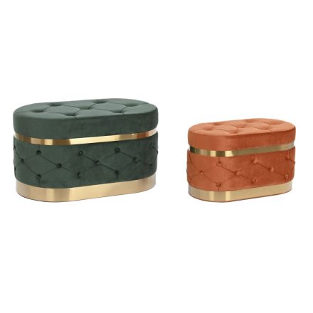 Bárszék DKD Home Decor Zöld Narancszín Aranysàrga Fa MDF 80 x 47 x 43 cm (2 egység) MOST 115558 HELYETT 73128 Ft-ért!