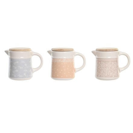 Olajszóró Húshoz, vagy Halhoz DKD Home Decor Kék Rózsaszín Rozsdamentes acél Sárga Kőedény Fa MDF 680 ml 3 egység MOST 29862 HELYETT 17478 Ft-ért!
