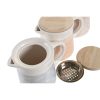 Olajszóró Húshoz, vagy Halhoz DKD Home Decor Kék Rózsaszín Rozsdamentes acél Sárga Kőedény Fa MDF 680 ml 3 egység MOST 29862 HELYETT 17478 Ft-ért!