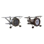   настолен часовник DKD Home Decor 35 x 21 x 14 cm Repülőgép Kristály Alumínium Vas (2 egység) MOST 56437 HELYETT 33029 Ft-ért!