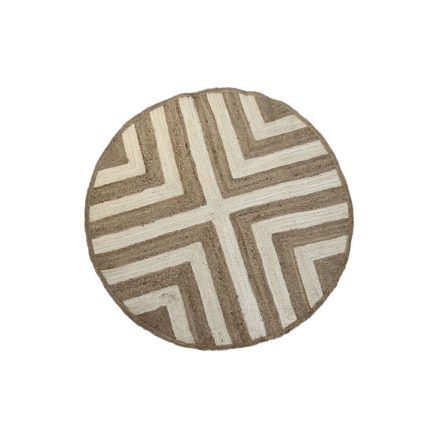 Szőnyeg DKD Home Decor Scandi Fehér Világos barna Juta (200 x 200 x 1 cm) MOST 83554 HELYETT 52872 Ft-ért!