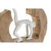 Dekoratív Figura DKD Home Decor Fehér Barna Yoga Városi / szabadidő 20 x 6 x 20 cm (3 egység) MOST 50644 HELYETT 29640 Ft-ért!