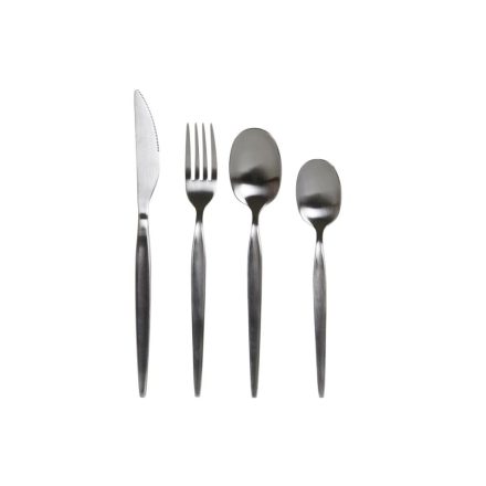 Evőeszköz DKD Home Decor Ezüst színű Rozsdamentes acél 2 x 0,5 x 22 cm 24 Darabok MOST 38764 HELYETT 22687 Ft-ért!